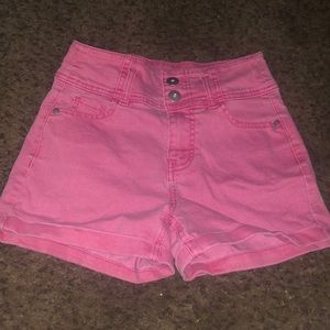 Pink summer shorts